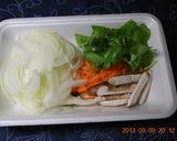 簡単♪ 家に有る材料でかき揚げ作り方1写真