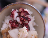 タコとホタテのアヒージョ炊き込みご飯。作り方3写真