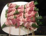 居酒屋に変身　簡単　豚串し　焼き　作り方3写真