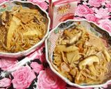 中華名菜で、シイタケ入りの蒸し焼きそば作り方5写真