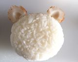 枝豆で簡単＊生茶パンダのキャラ弁作り方3写真