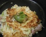アボカドサラダのお好み焼き作り方3写真