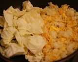 鮭とキャベツのバター醤油チャーハン作り方2写真