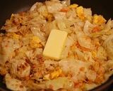 鮭とキャベツのバター醤油チャーハン作り方4写真