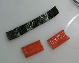 キャラ弁 簡単かにかまのお花♪作り方1写真
