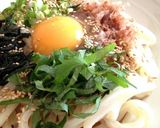 * 薬味たっぷり釜玉うどん *作り方8写真