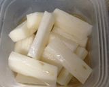 浅漬けの素で簡単！長芋のわさび漬け作り方2写真