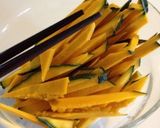 南瓜とチーズの揚げない春巻き作り方1写真
