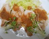 豚ロース薄切り肉のオニオンソースかけ作り方12写真