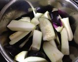 簡単!!! 麺つゆで茄子の炒め煮！作り方3写真
