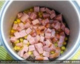 黑菇醬火腿玉米蒸飯．柯媽媽の植物燕窩作り方6写真