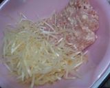 もやし入り鶏つくねしそ巻き☆梅ソースのせ作り方4写真