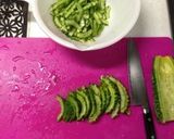 薬味たっぷり！ゴーヤの爽やかおつまみ作り方1写真