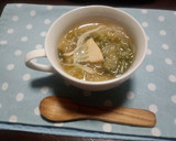 簡単♪筍とえびと白菜の春雨中華スープ♡作り方5写真
