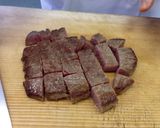 ステーキ丼リボン風〈やよい会〉作り方12写真