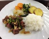 ステーキ丼リボン風〈やよい会〉作り方13写真