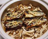 秋刀魚ときのこの炊き込みご飯作り方6写真