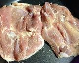 *クレイジーソルトでチキンソテー*作り方1写真