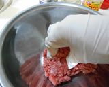 うずら卵入りハンバーグ作り方2写真