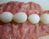 うずら卵入りハンバーグ作り方4写真