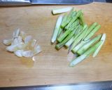 ニンニクたっぷりアスパラ炒め作り方1写真