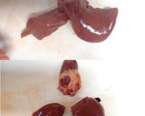鶏レバーのオーロラソース和え(竜田揚げ)作り方1写真