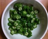手抜き☆オクラのごま和え作り方2写真