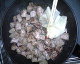 成型肉のサイコロステーキ×大根おろし作り方3写真