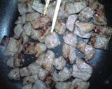 成型肉のサイコロステーキ×大根おろし作り方5写真