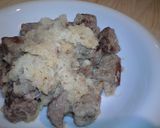 成型肉のサイコロステーキ×大根おろし作り方9写真