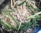 簡単☆栄養満点☆ニラモヤ肉炒め(^O^)作り方5写真