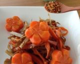 お弁当に！おもてなしに！根菜のきんぴら作り方4写真