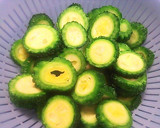 ゴーヤのワタと種はそのままで カレー風味作り方3写真