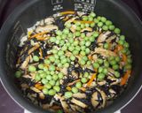 炊飯器で簡単☆五目ひじきごはん作り方5写真