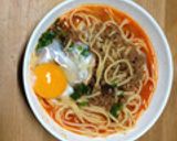 ものすごうまいけん★パスタで担担麺★作り方17写真