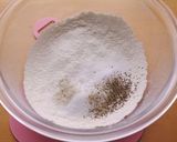簡単サーモンと豆のケークサレ☆食事ケーキ作り方1写真