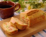 簡単サーモンと豆のケークサレ☆食事ケーキ作り方8写真