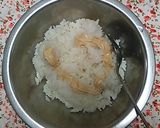 香味ペースト♡中華風ハムマヨおにぎり♡作り方2写真