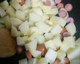 有り合わせでカレー風味ポテトウィンナー作り方3写真