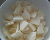 りんごのヨーグルトケーキ～水切り不要作り方1写真
