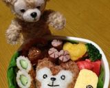 キャラ弁 ダッフィー作り方4写真