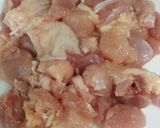 かぼちゃと鶏の煮物作り方1写真