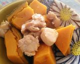 かぼちゃと鶏の煮物作り方5写真