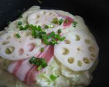 レンコン入りもっちりシャキシャキお好み焼作り方5写真