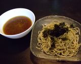 つけ蕎麦！チャーシュー作った後の出汁で☆作り方3写真