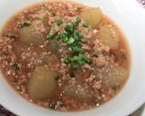 冬瓜と鶏ひき肉のとろとろ煮物作り方5写真