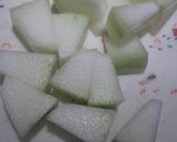 冬瓜と鶏ひき肉のとろとろ煮物作り方1写真