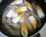 簡単1品！ちくわとこんにゃくの煮物♪作り方4写真