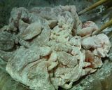 鶏唐揚げと筍の☆中華ケチャップ煮作り方1写真