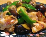 鶏肉とナスのチリソース炒め作り方3写真